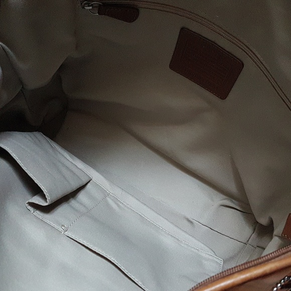 Coach Tan and Brown Women's Bag - Picture 12 of 14